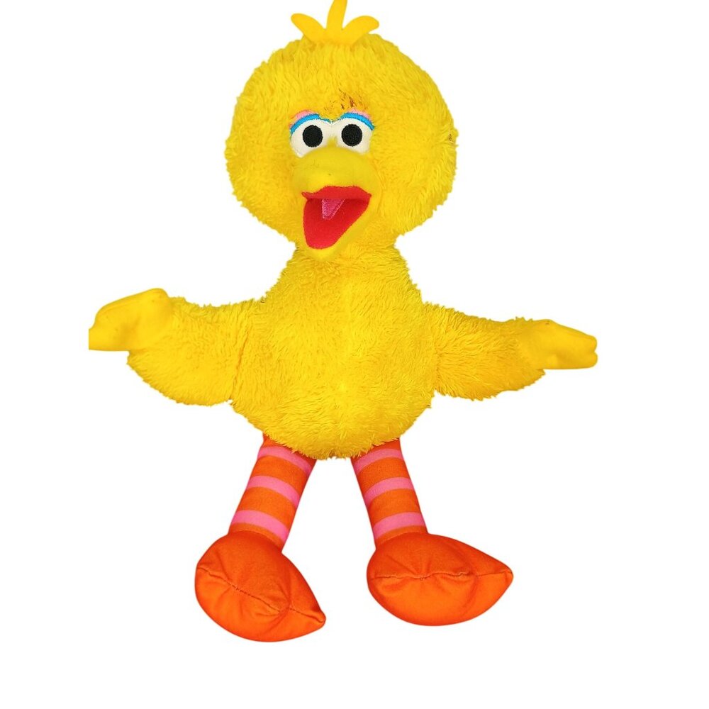 Sesame Street Big Bird Plush Toy 14" Kohls Cares‎ Yellow & Orange